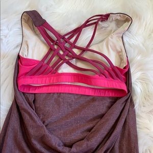 Lululemon exposed sports bra tank top 💜